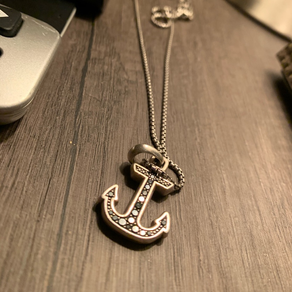 David Yurman anchor pendant